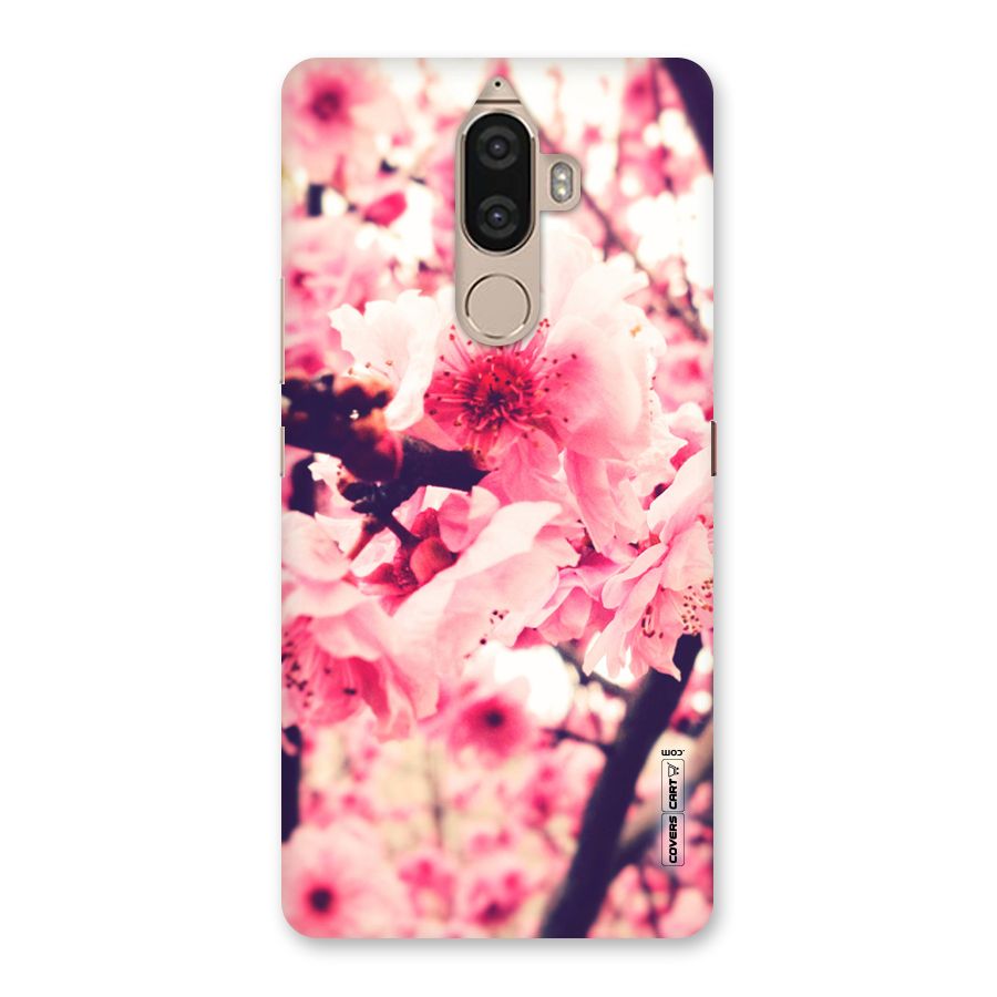Pretty Pink Flowers Back Case for Lenovo K8 Note