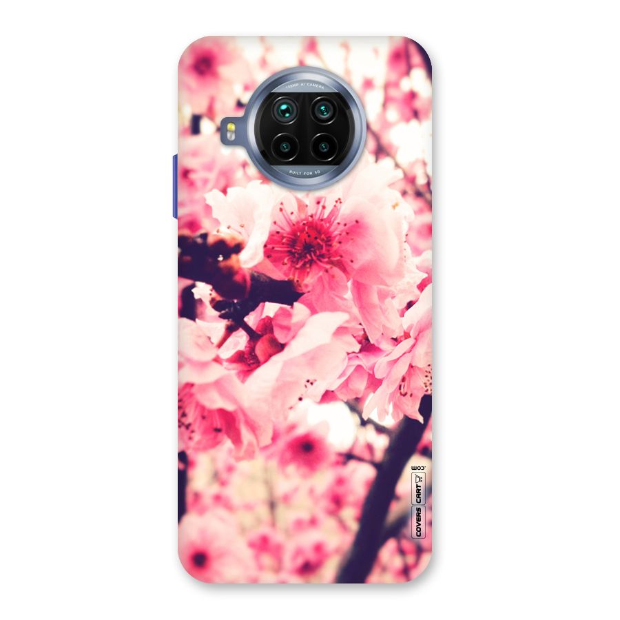 Pretty Pink Flowers Back Case for Mi 10i