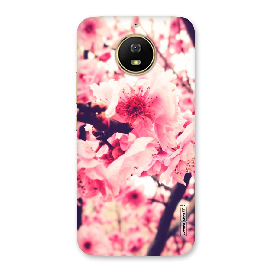 Pretty Pink Flowers Back Case for Moto G5s