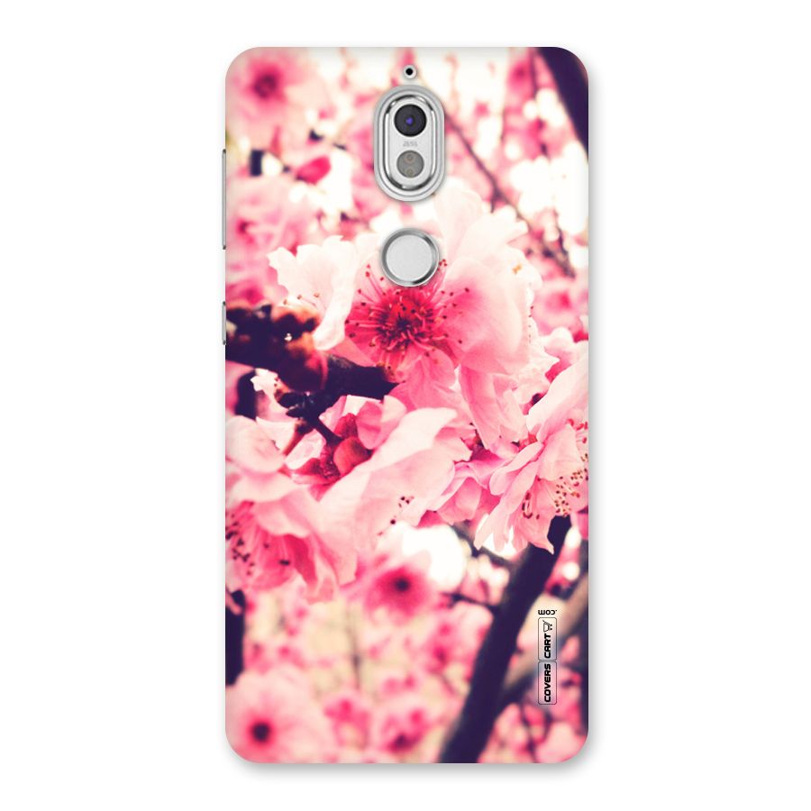 Pretty Pink Flowers Back Case for Nokia 7