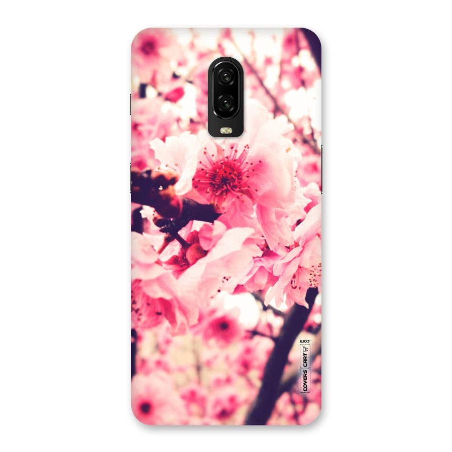 Pretty Pink Flowers Back Case for OnePlus 6T