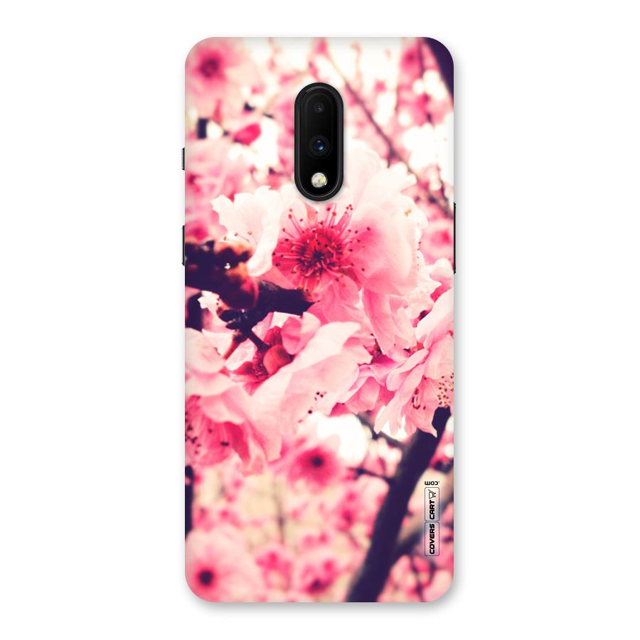 Pretty Pink Flowers Back Case for OnePlus 7