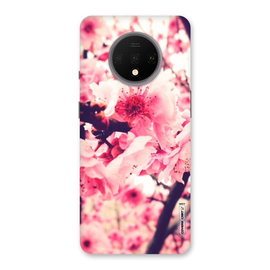 Pretty Pink Flowers Back Case for OnePlus 7T