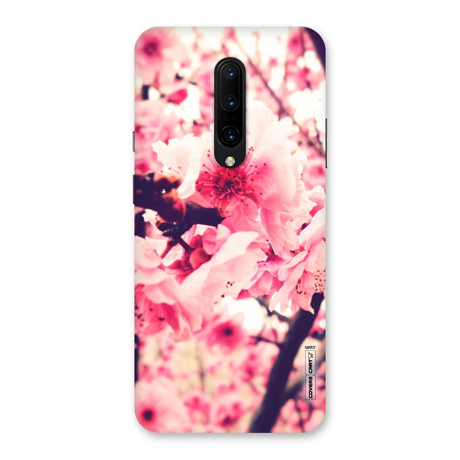 Pretty Pink Flowers Back Case for OnePlus 7 Pro