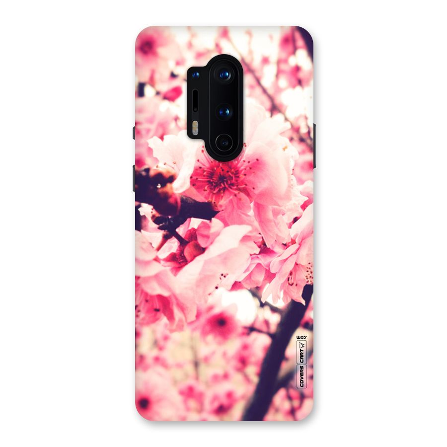 Pretty Pink Flowers Back Case for OnePlus 8 Pro