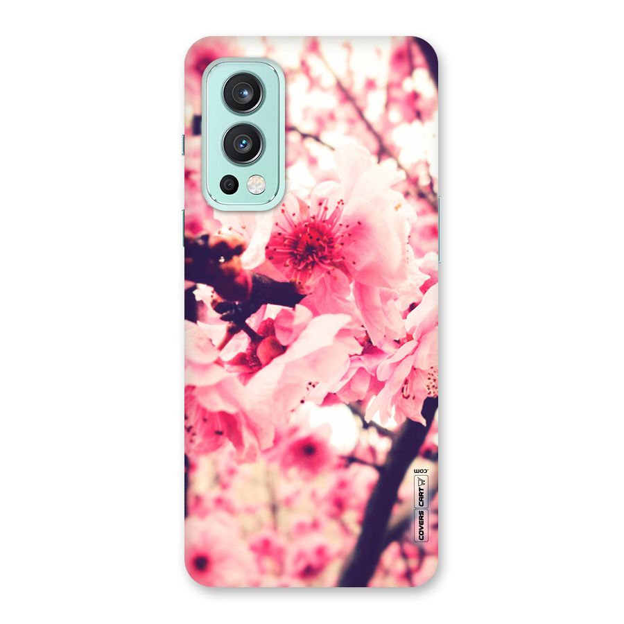 Pretty Pink Flowers Back Case for OnePlus Nord 2 5G