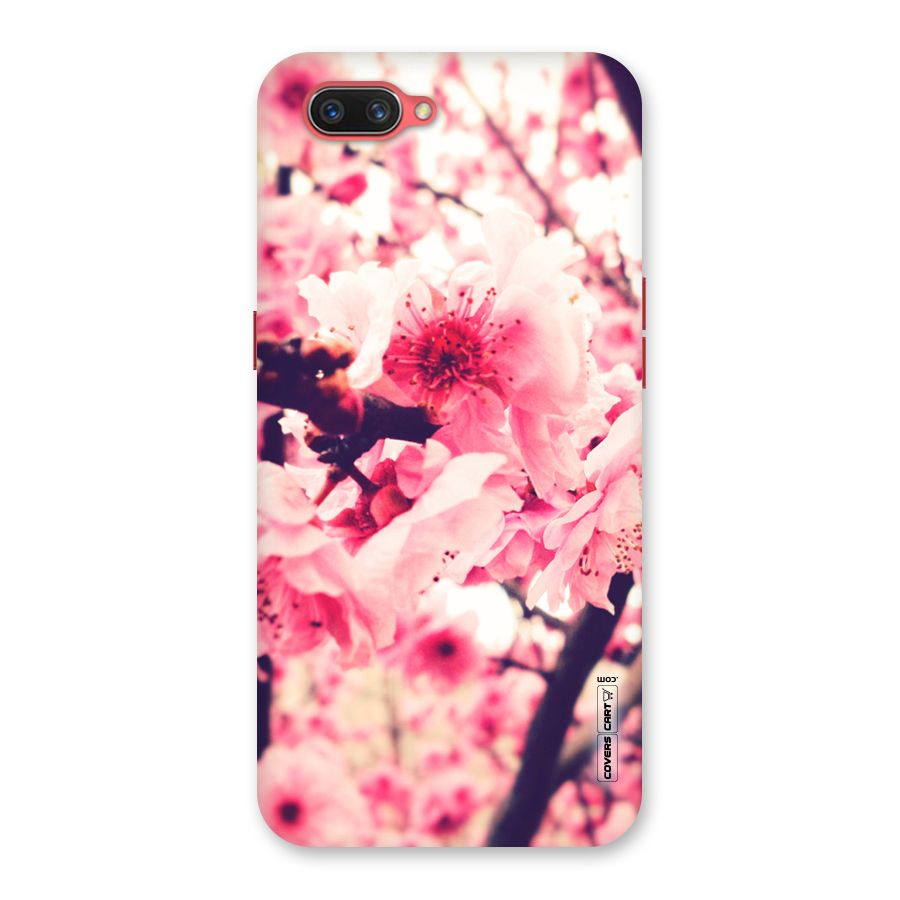 Pretty Pink Flowers Back Case for Oppo A3s