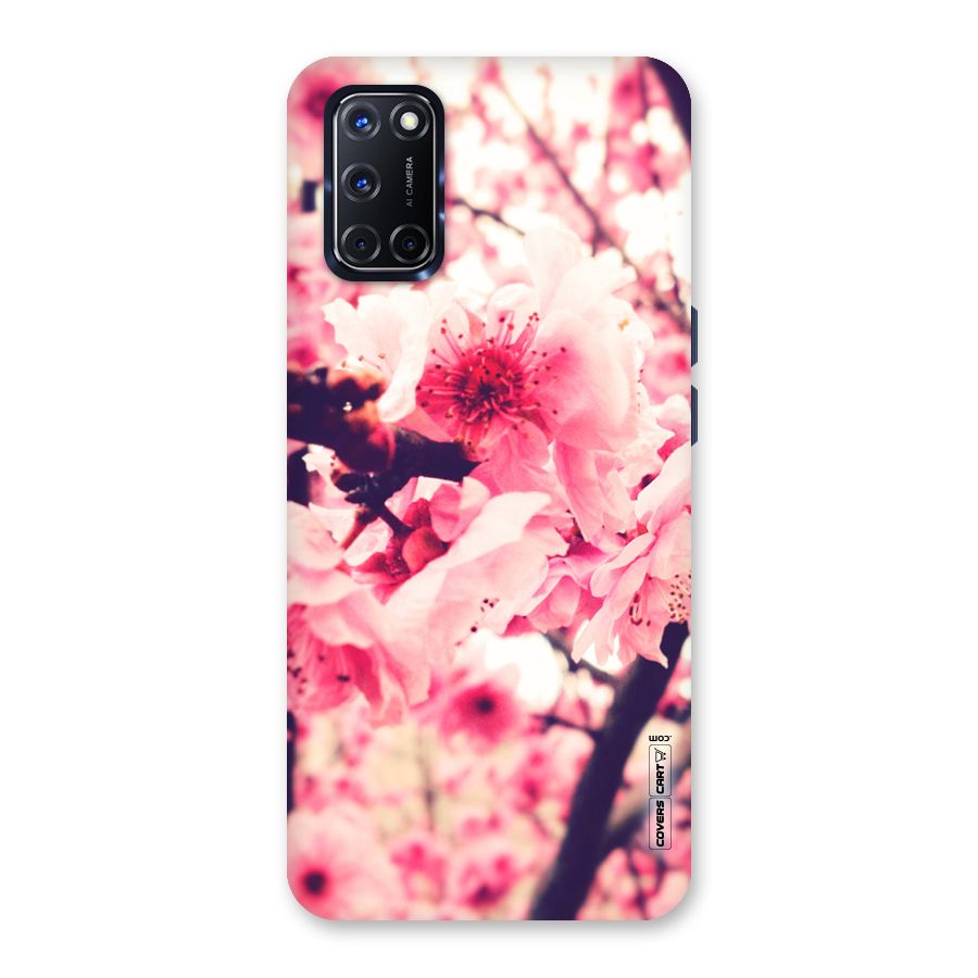 Pretty Pink Flowers Back Case for Oppo A52