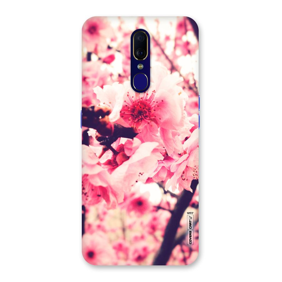 Pretty Pink Flowers Back Case for Oppo A9