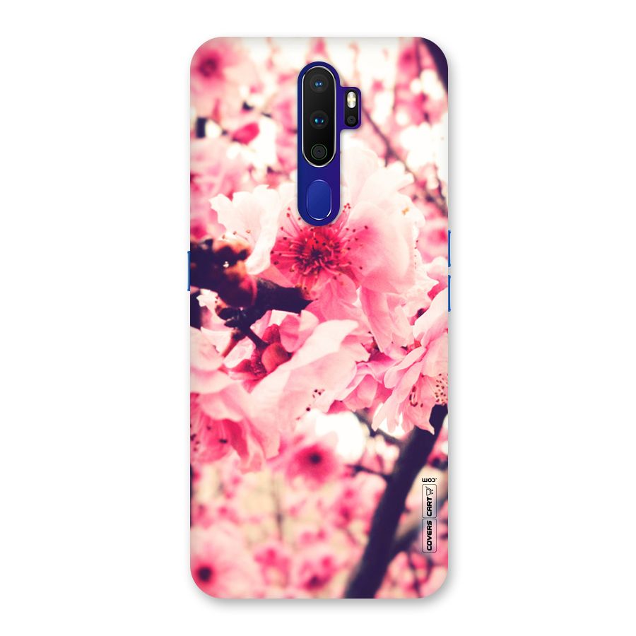 Pretty Pink Flowers Back Case for Oppo A9 (2020)