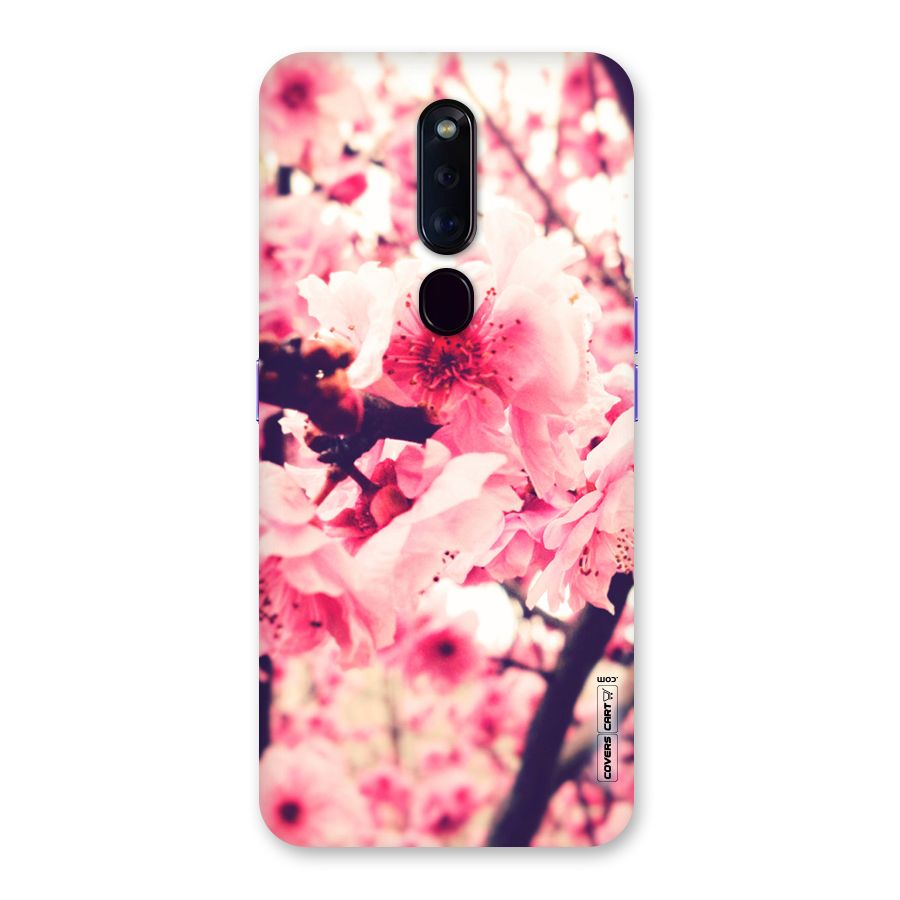 Pretty Pink Flowers Back Case for Oppo F11 Pro