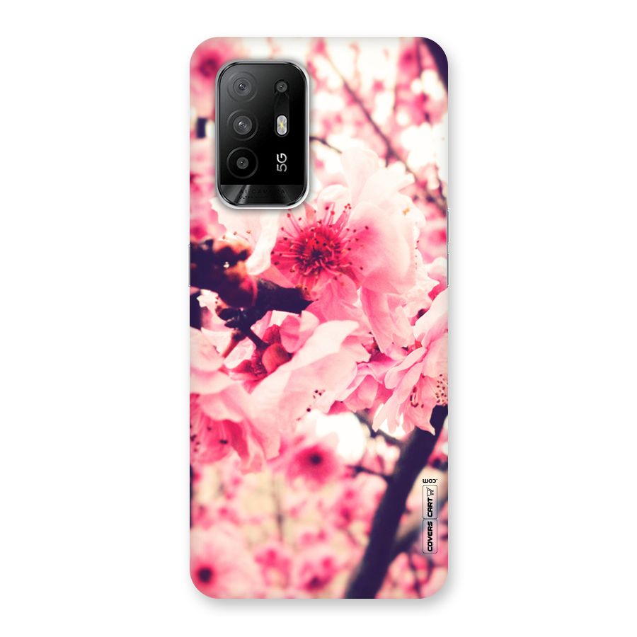Pretty Pink Flowers Back Case for Oppo F19 Pro Plus 5G