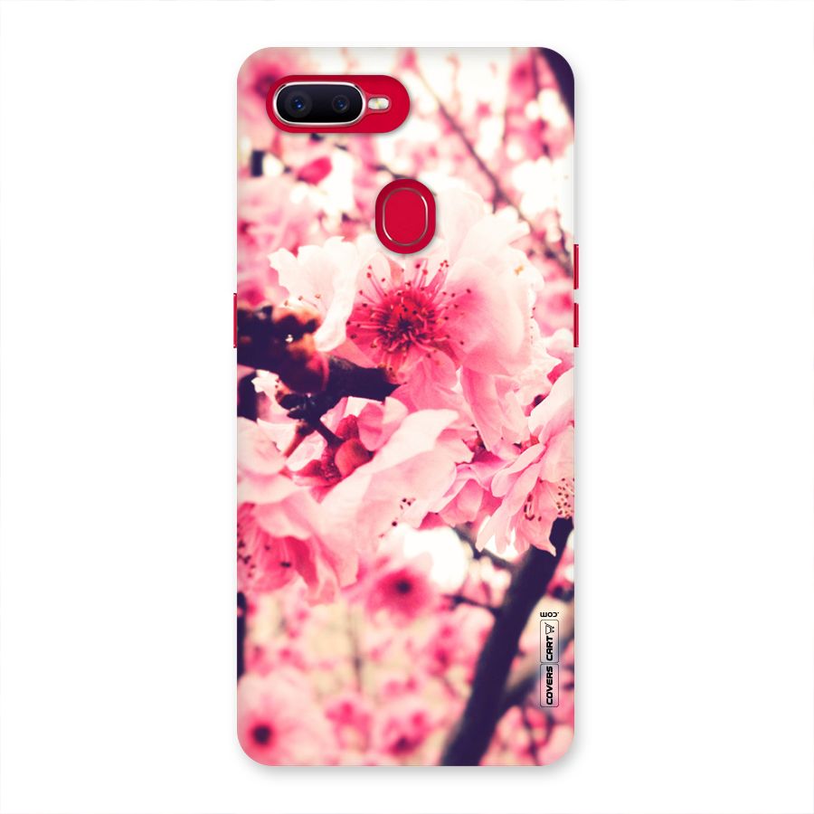 Pretty Pink Flowers Back Case for Oppo F9 Pro