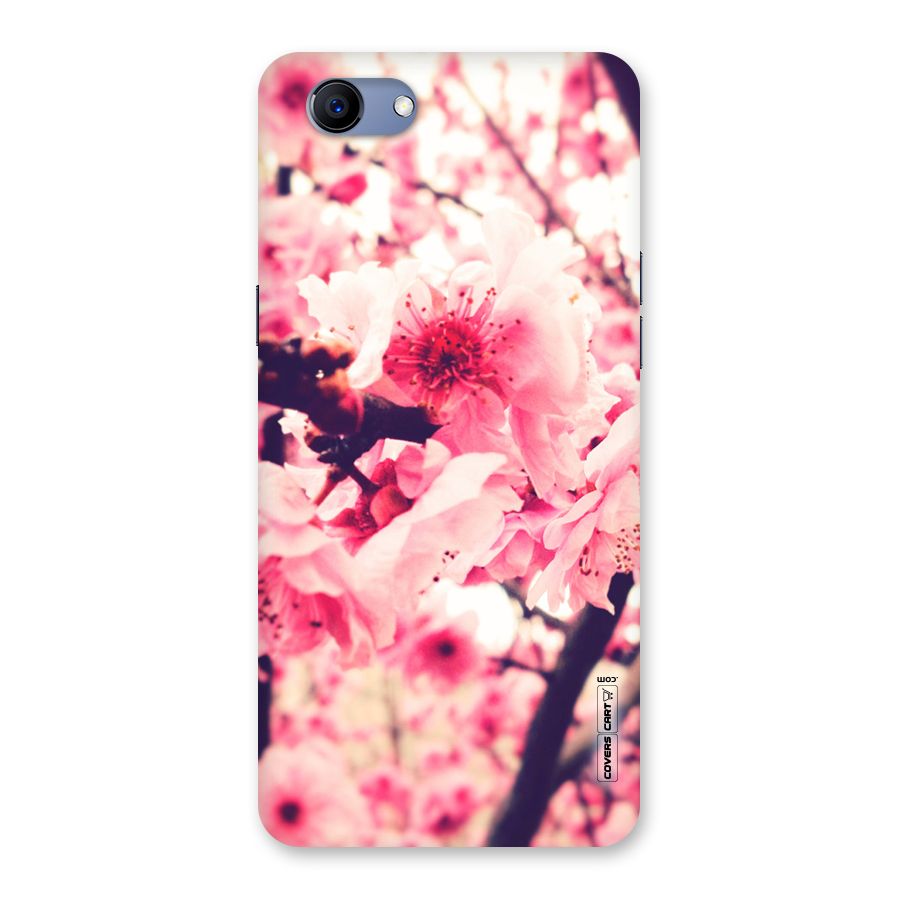 Pretty Pink Flowers Back Case for Oppo Realme 1