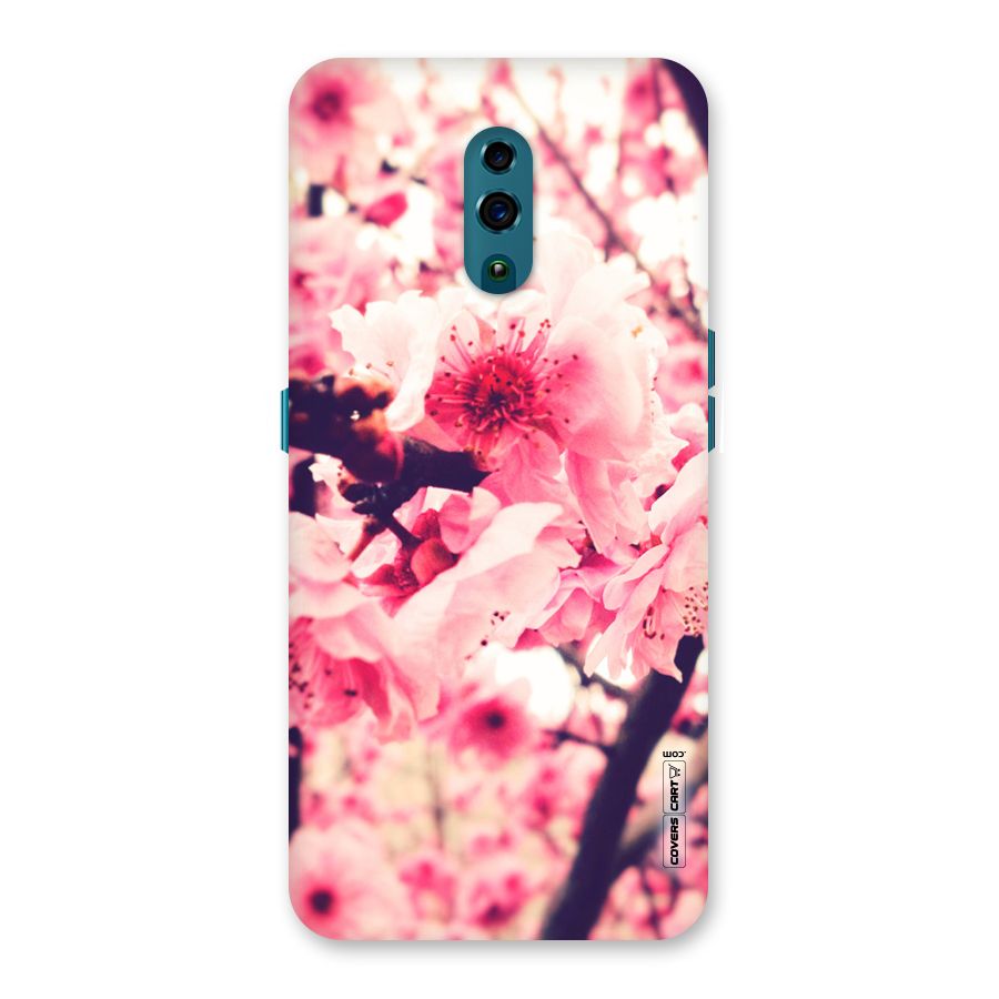 Pretty Pink Flowers Back Case for Oppo Reno
