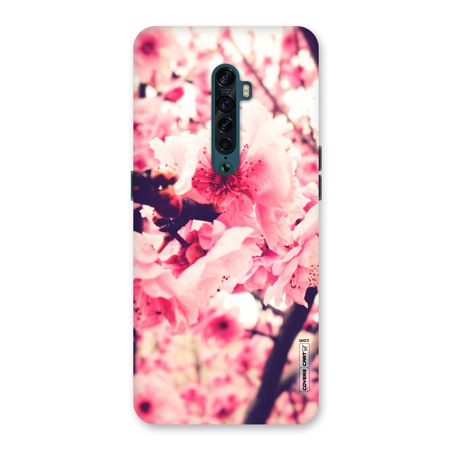 Pretty Pink Flowers Back Case for Oppo Reno2