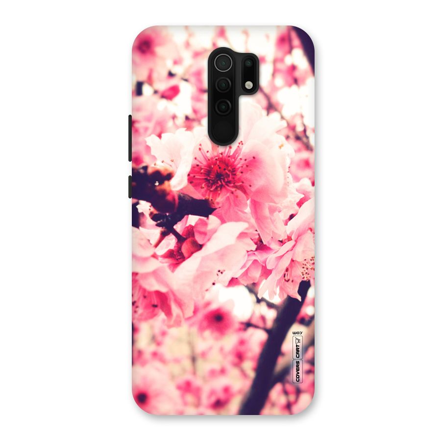 Pretty Pink Flowers Back Case for Poco M2