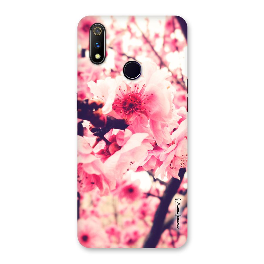 Pretty Pink Flowers Back Case for Realme 3 Pro