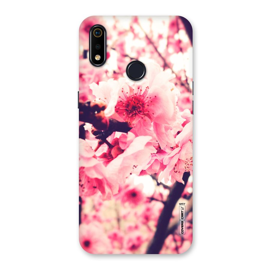 Pretty Pink Flowers Back Case for Realme 3i