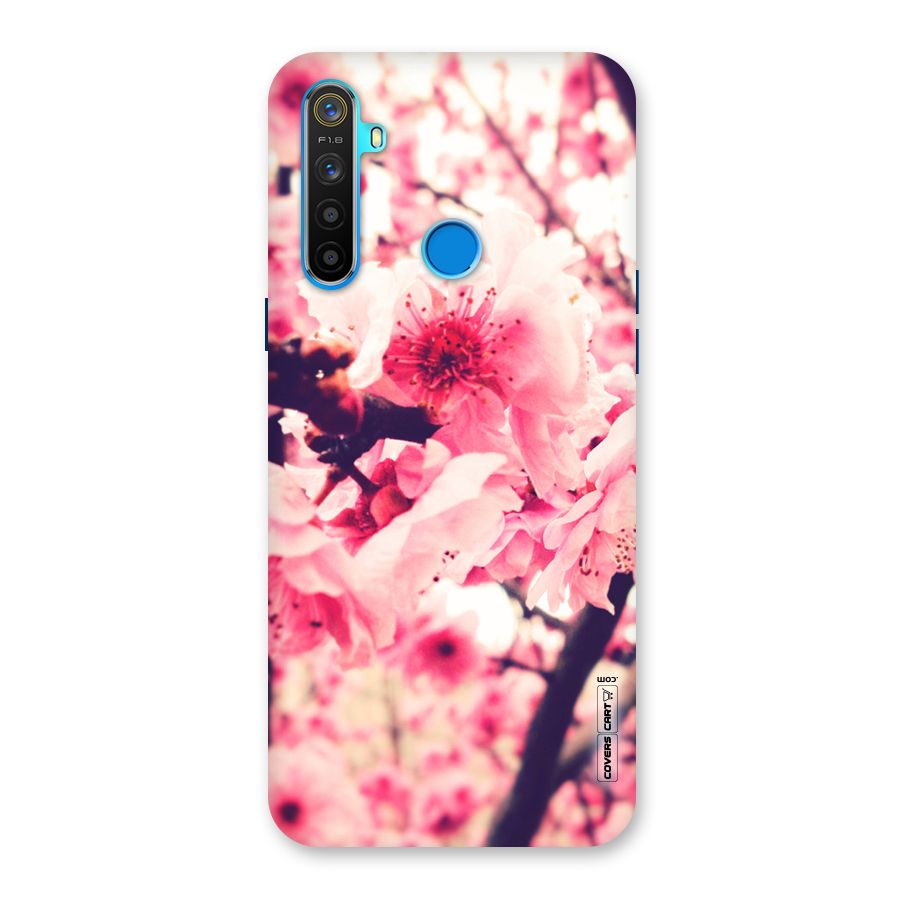 Pretty Pink Flowers Back Case for Realme 5