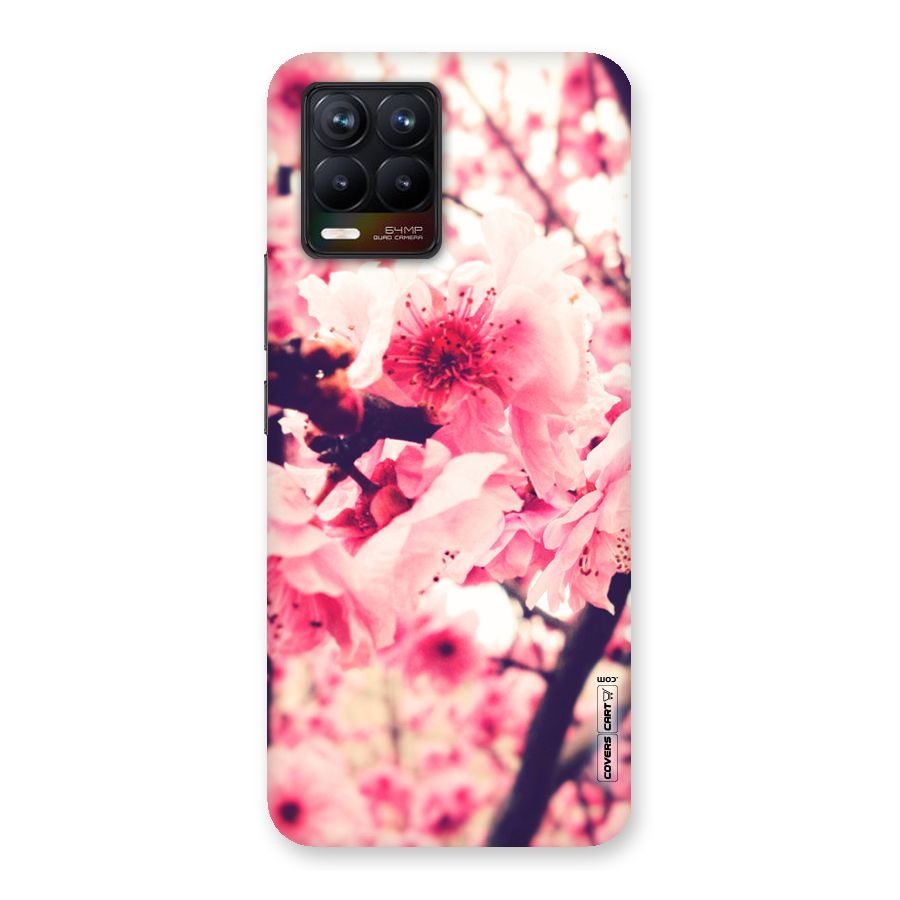 Pretty Pink Flowers Back Case for Realme 8