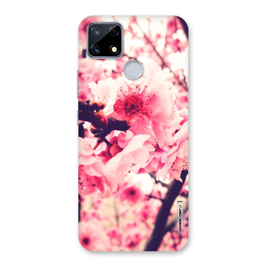 Pretty Pink Flowers Back Case for Realme Narzo 20
