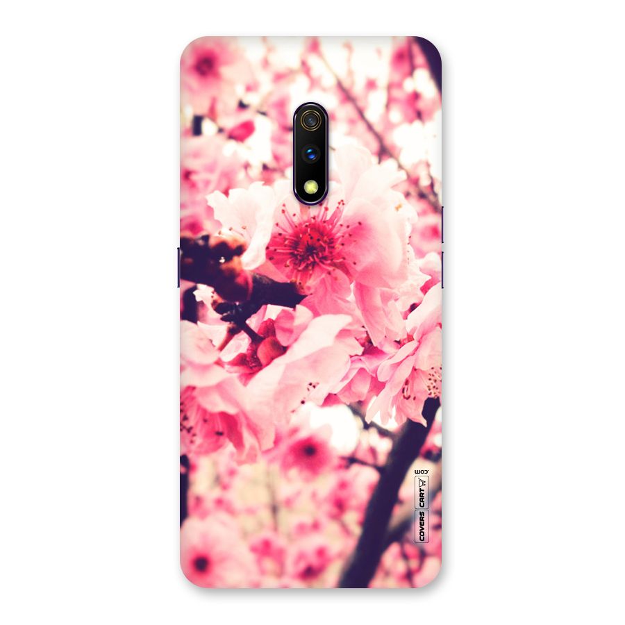 Pretty Pink Flowers Back Case for Realme X