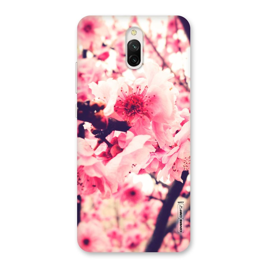 Pretty Pink Flowers Back Case for Redmi 8A Dual