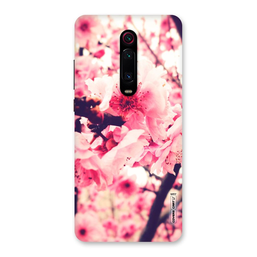 Pretty Pink Flowers Back Case for Redmi K20