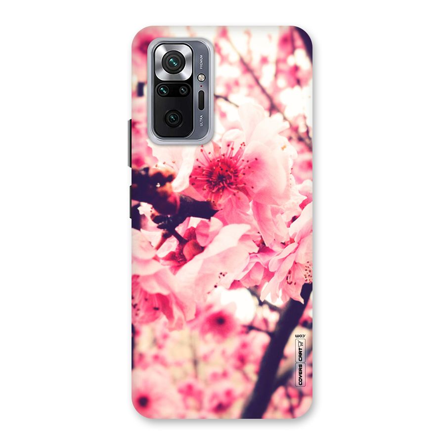Pretty Pink Flowers Back Case for Redmi Note 10 Pro Max