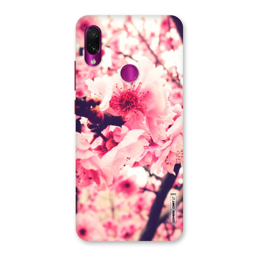Pretty Pink Flowers Back Case for Redmi Note 7 Pro