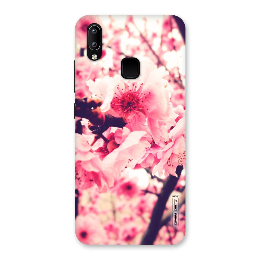 Pretty Pink Flowers Back Case for Vivo Y93
