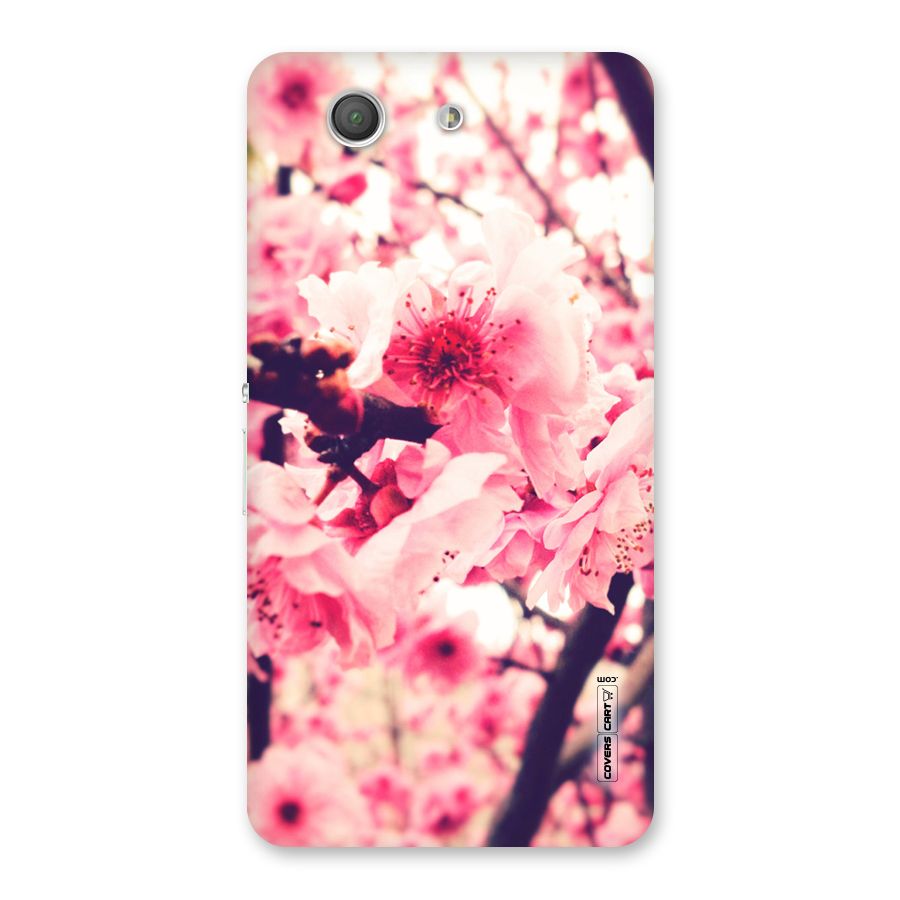 Pretty Pink Flowers Back Case for Xperia Z3 Compact