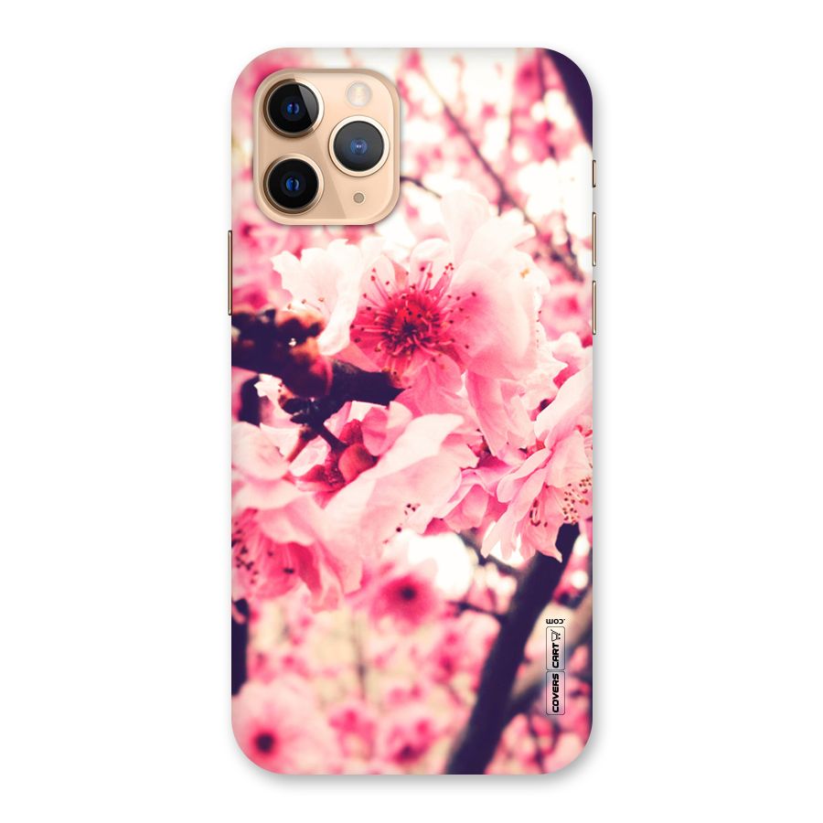 Pretty Pink Flowers Back Case for iPhone 11 Pro