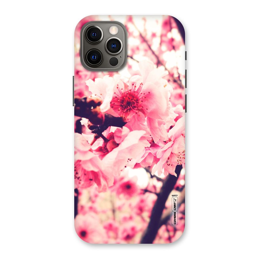 Pretty Pink Flowers Back Case for iPhone 12 Pro