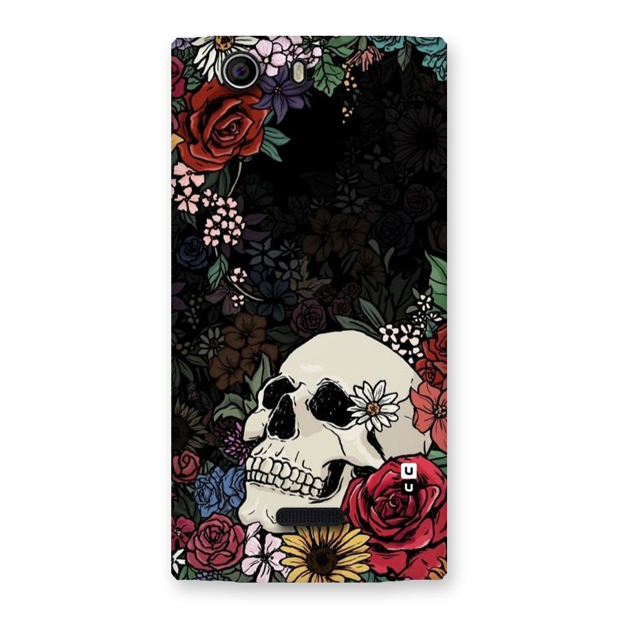 Pretty Skull Back Case for Canvas Nitro 2 E311