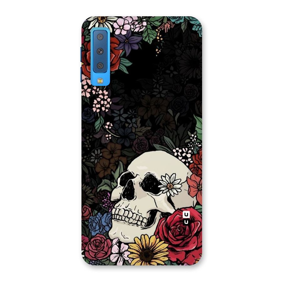 Pretty Skull Back Case for Galaxy A7 (2018)