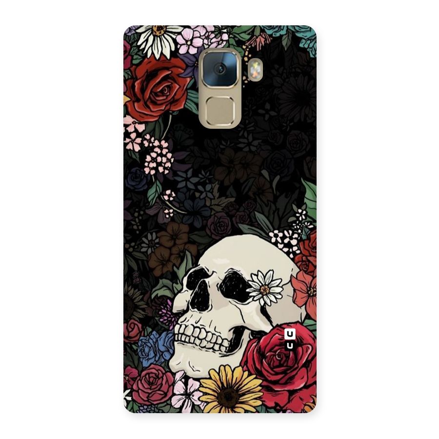 Pretty Skull Back Case for Huawei Honor 7