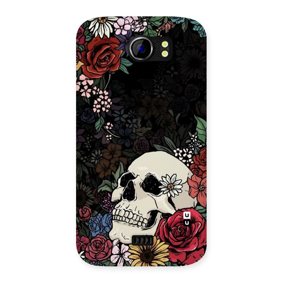 Pretty Skull Back Case for Micromax Canvas 2 A110
