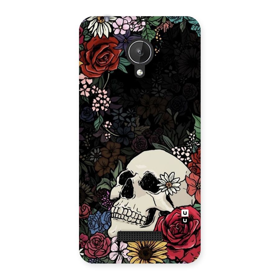 Pretty Skull Back Case for Micromax Canvas Spark Q380