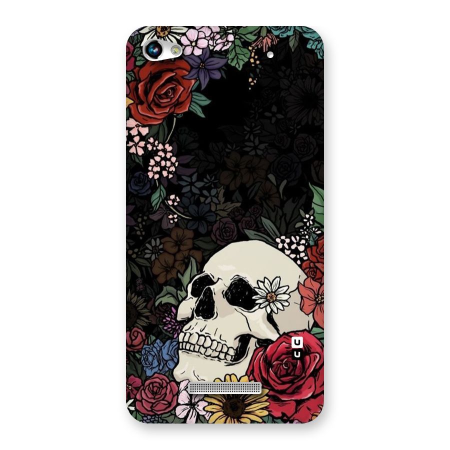 Pretty Skull Back Case for Micromax Hue 2