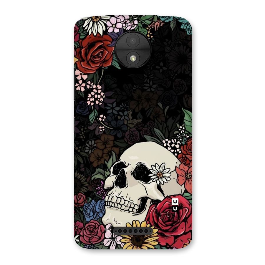 Pretty Skull Back Case for Moto C