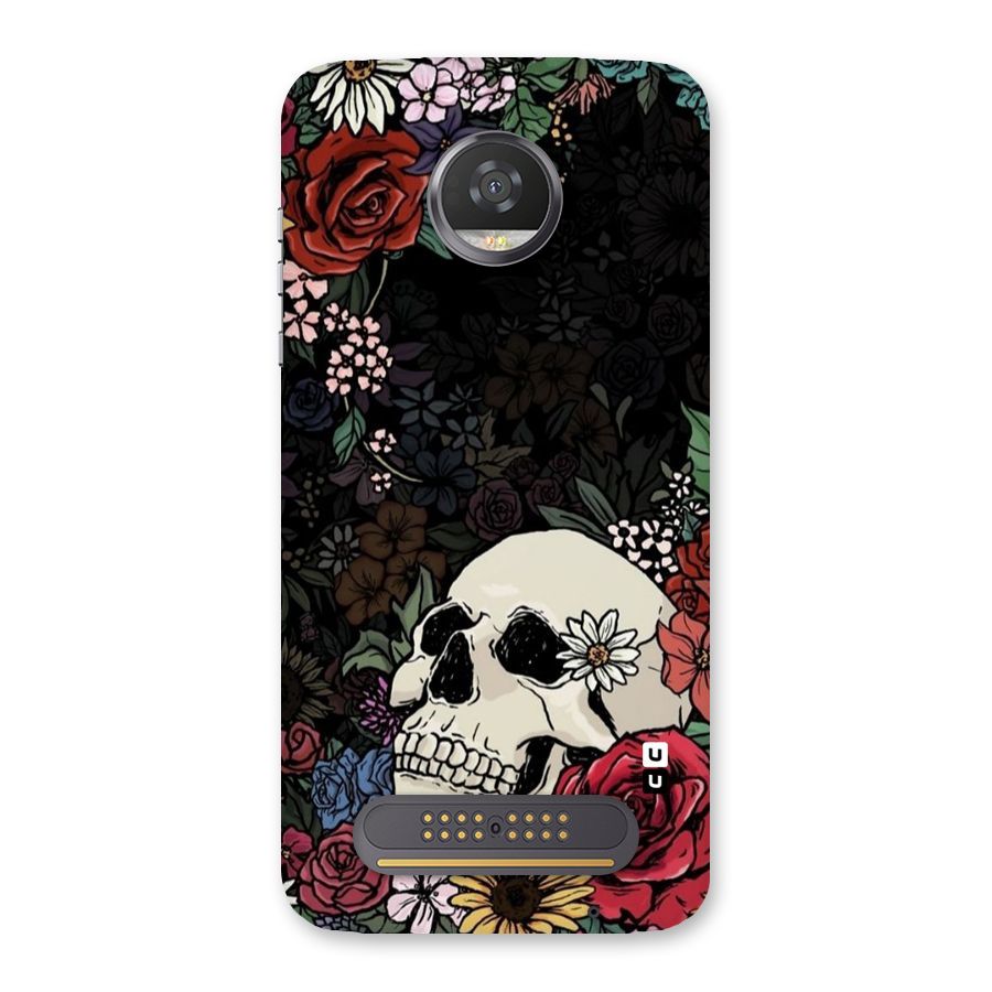 Pretty Skull Back Case for Moto Z2 Play