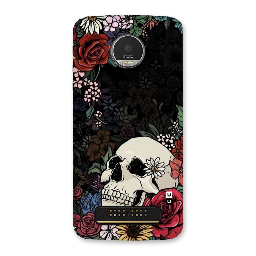 Pretty Skull Back Case for Moto Z Play