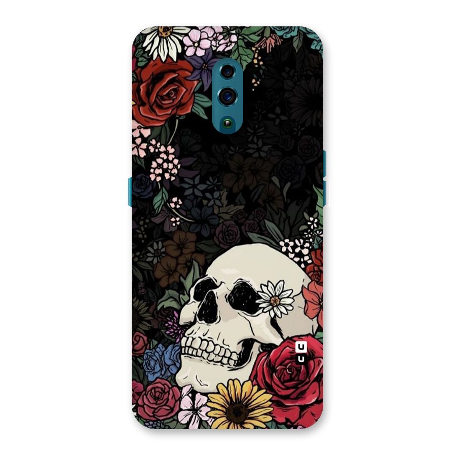 Pretty Skull Back Case for Oppo Reno
