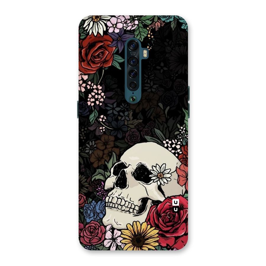 Pretty Skull Back Case for Oppo Reno2