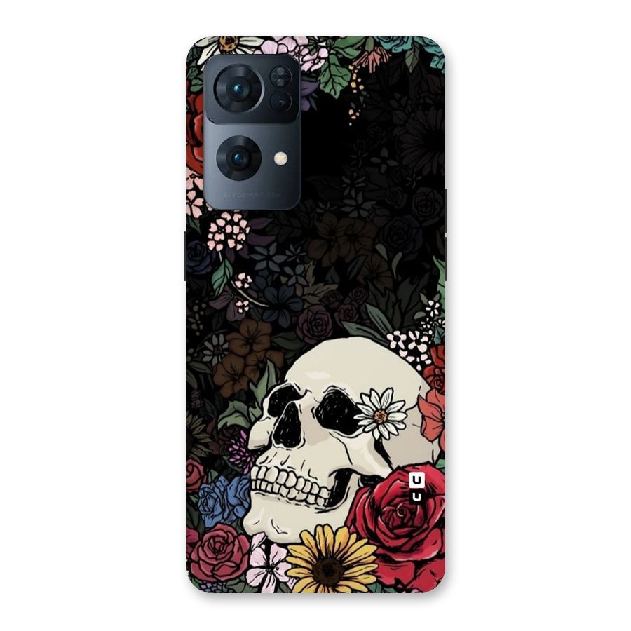 Pretty Skull Back Case for Oppo Reno7 Pro 5G