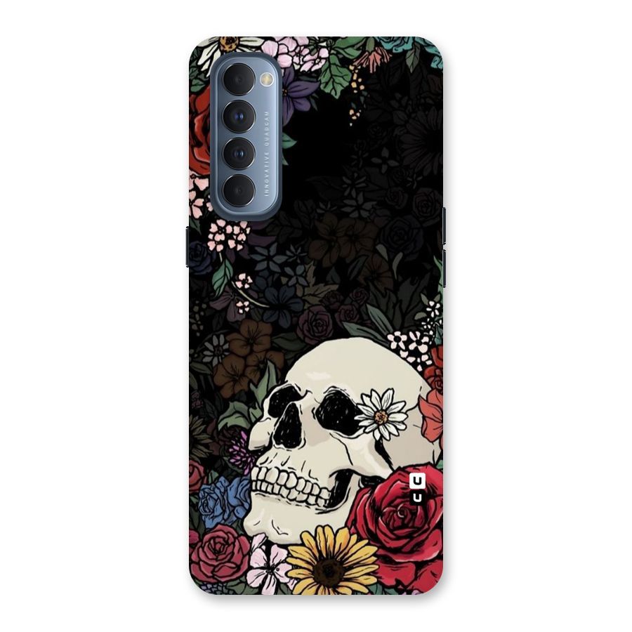 Pretty Skull Back Case for Reno4 Pro