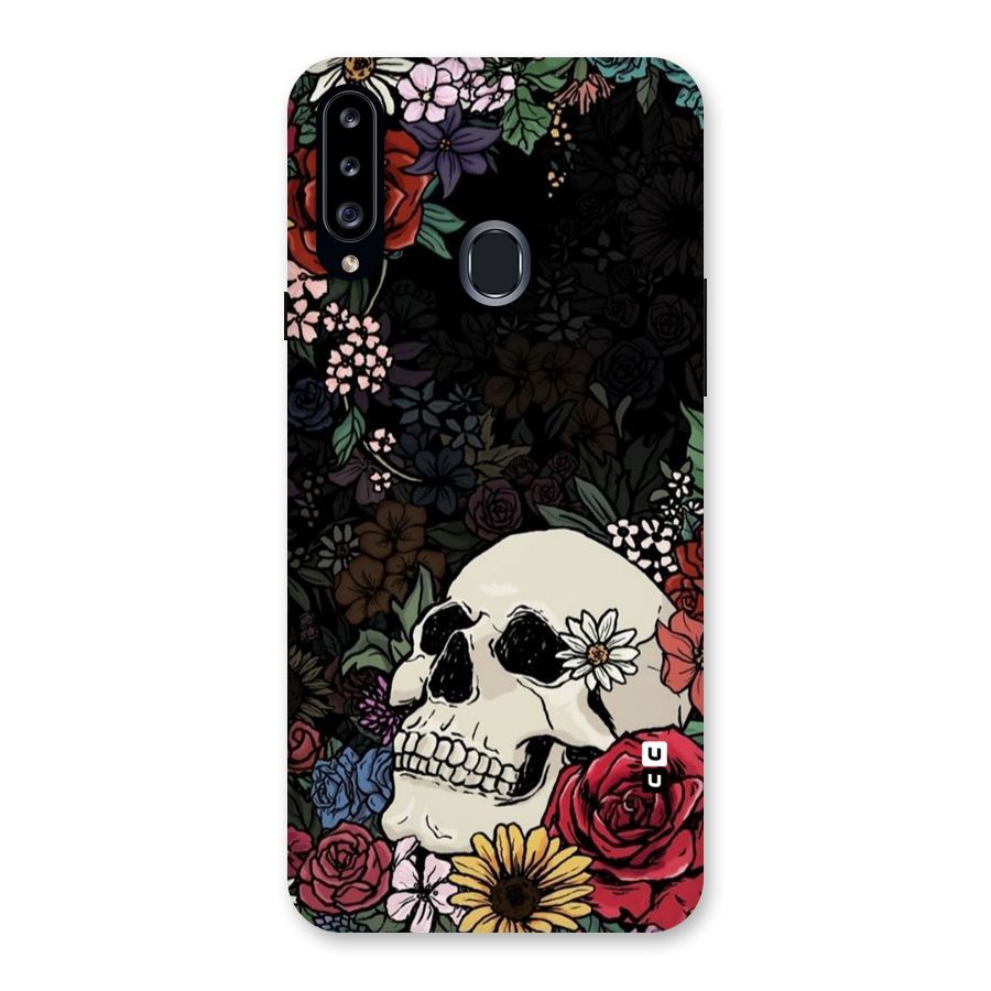 Pretty Skull Back Case for Samsung Galaxy A20s
