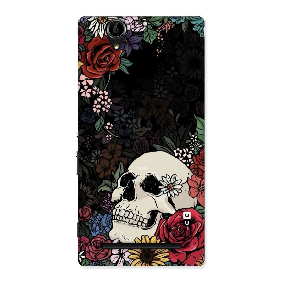 Pretty Skull Back Case for Sony Xperia T2